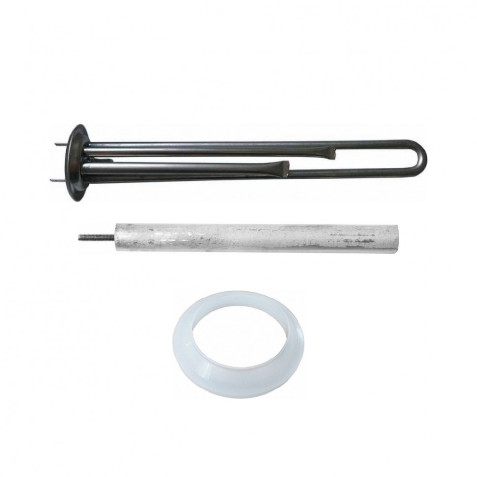 Комплект ТЭН 1,3кВт (1300Вт) RF для водонагревателя Thermex, Garanterm RZB, IF, ID + прокладка + анод, 50047K