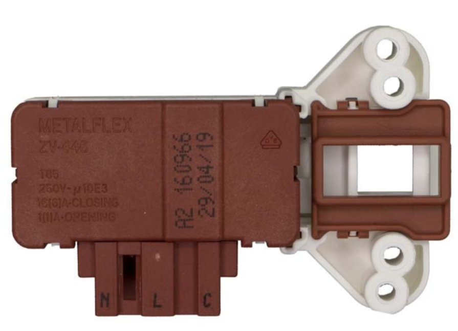 Замок дверцы люка (блокировка, убл) под винт, для стиральных машин Gorenje, 587570, 170966, ZV446A2, 160966 Замок дверцы люка (блокировка, убл) под винт, для стиральных машин Gorenje, 587570, 170966, ZV446A2, 160966