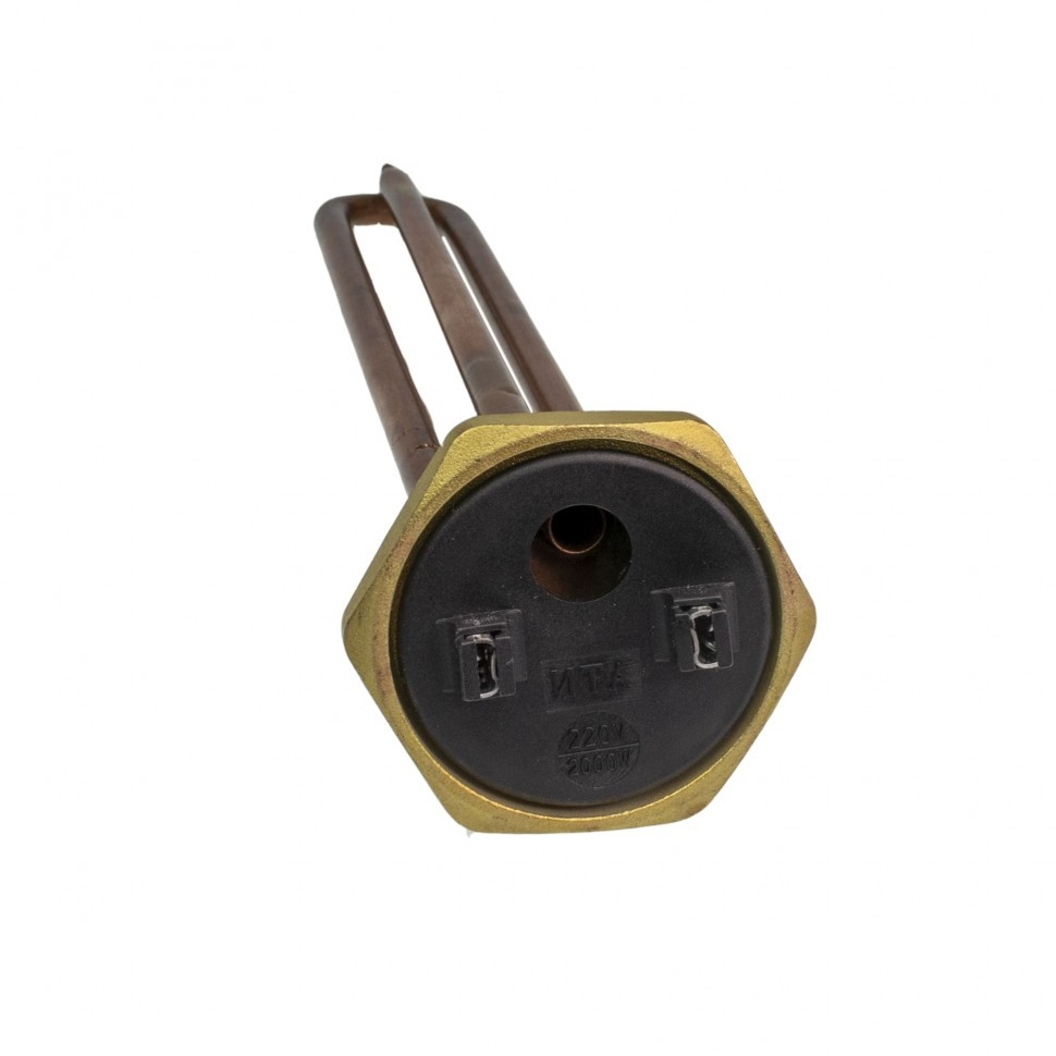 ТЭН 2кВт (2000Вт) RDT, резьбовой 42мм для Ariston, De Luxe, Real, Thermex, под анод М6, 20220 ТЭН 2кВт (2000Вт) RDT, резьбовой 42мм для Ariston, De Luxe, Real, Thermex, под анод М6, 20220