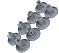 Набор 2шт Ролики (колесики) корзины для посудомоечной машины Electrolux, Zanussi, AEG, комплект 8шт., KM50286965004