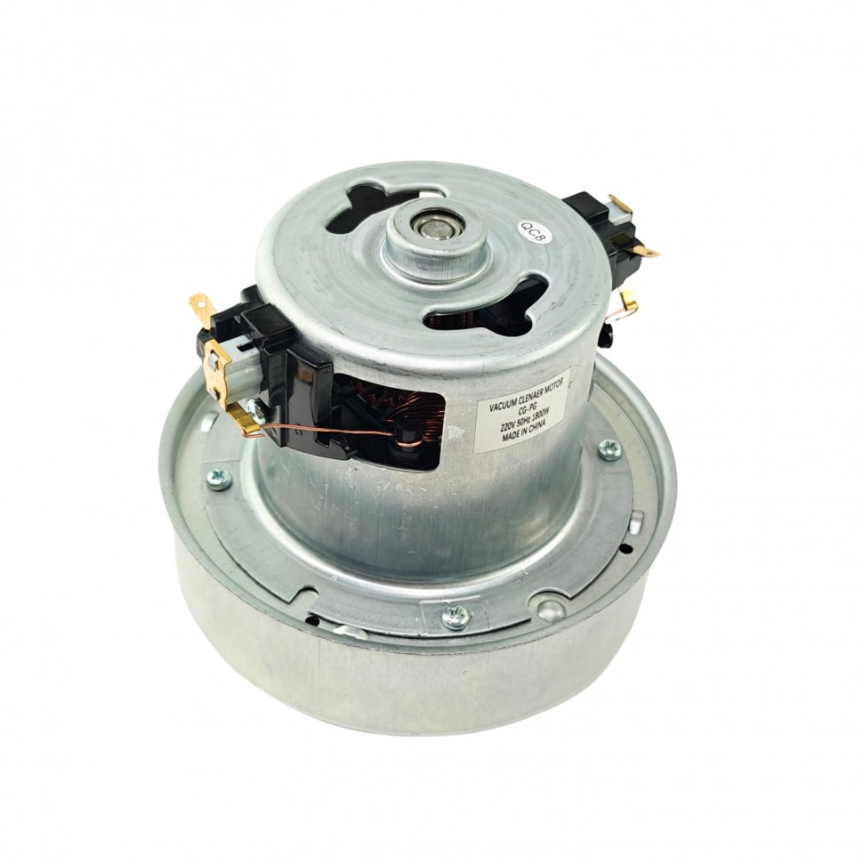 Двигатель пылесоса 1800W, D130мм, d84мм, H115мм, h78мм, клеммы раздельно, 220В, VC07W1112AF, v1184