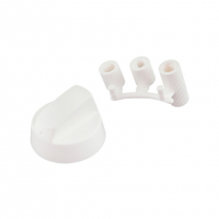 Набор 5 шт Ручка переключения плиты универсальная белая, KMW1002 Набор 5 шт Ручка переключения плиты универсальная белая, KMW1002