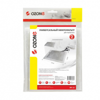 Комплект универсальных микрофильтров для пылесосов, 200х150 мм, Ozone, MF-13NZ Комплект универсальных микрофильтров для пылесосов, 200х150 мм, Ozone, MF-13NZ