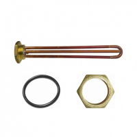 Комплект ТЭН 1,5кВт (1500Вт) RDT, резьбовой 42мм для Ariston, De Luxe, Real, Thermex + прокладка + контргайка, 20291K