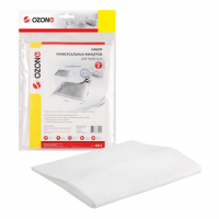 Комплект универсальных микрофильтров для пылесосов: предмоторный и выпускной, 250х200 мм, Ozone, MF-5NZ