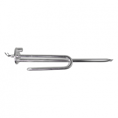 ТЭН 1,5кВт (1500Вт) RCF для водонагревателя Ariston, Thermex ERS/ESS , под анод М6, Silver, трубка под термостат D10мм, 20460S