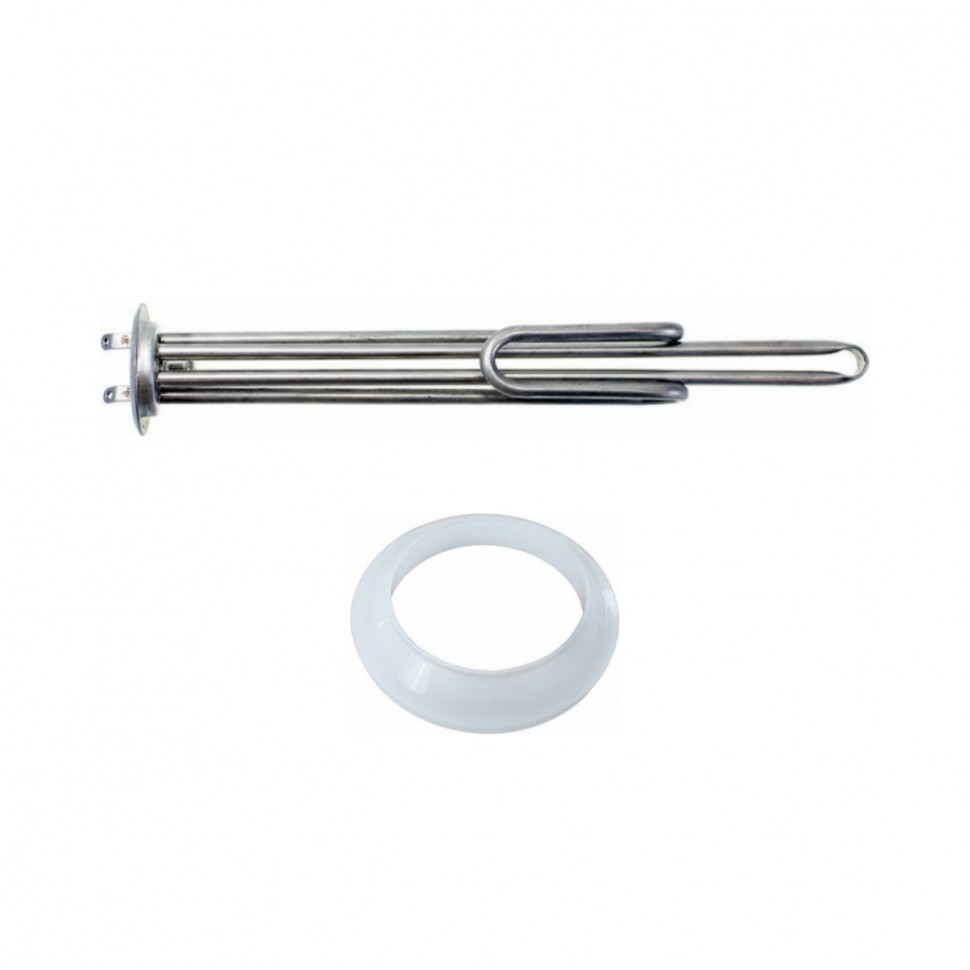 Комплект ТЭН 1,3кВт (1300Вт) RF для водонагревателя Thermex, Garanterm, под анод М6, контакты под винт + прокладка, 20447K1