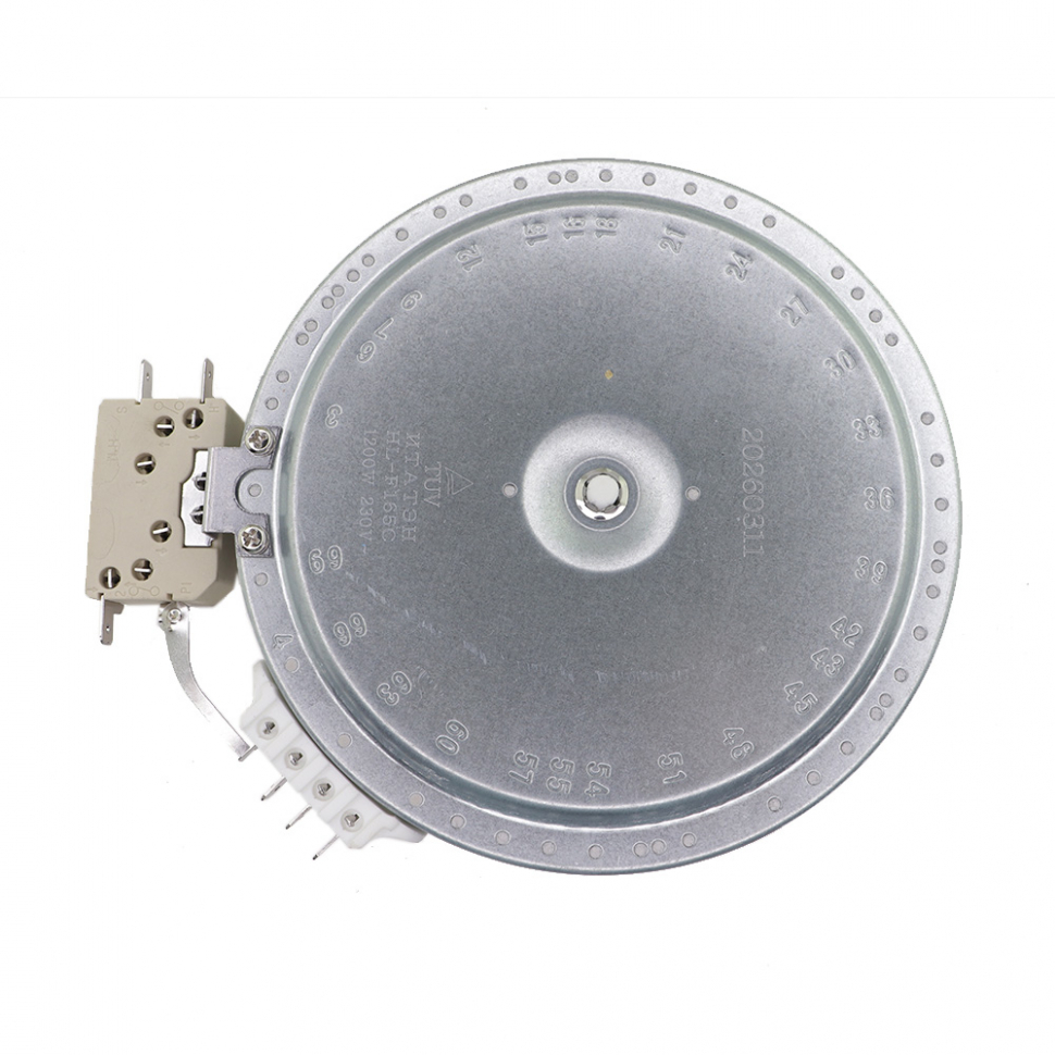 Конфорка для стеклокерамической плиты Whirlpool, Ariston, Indesit, Gefest 1200Вт, 165мм, 916512