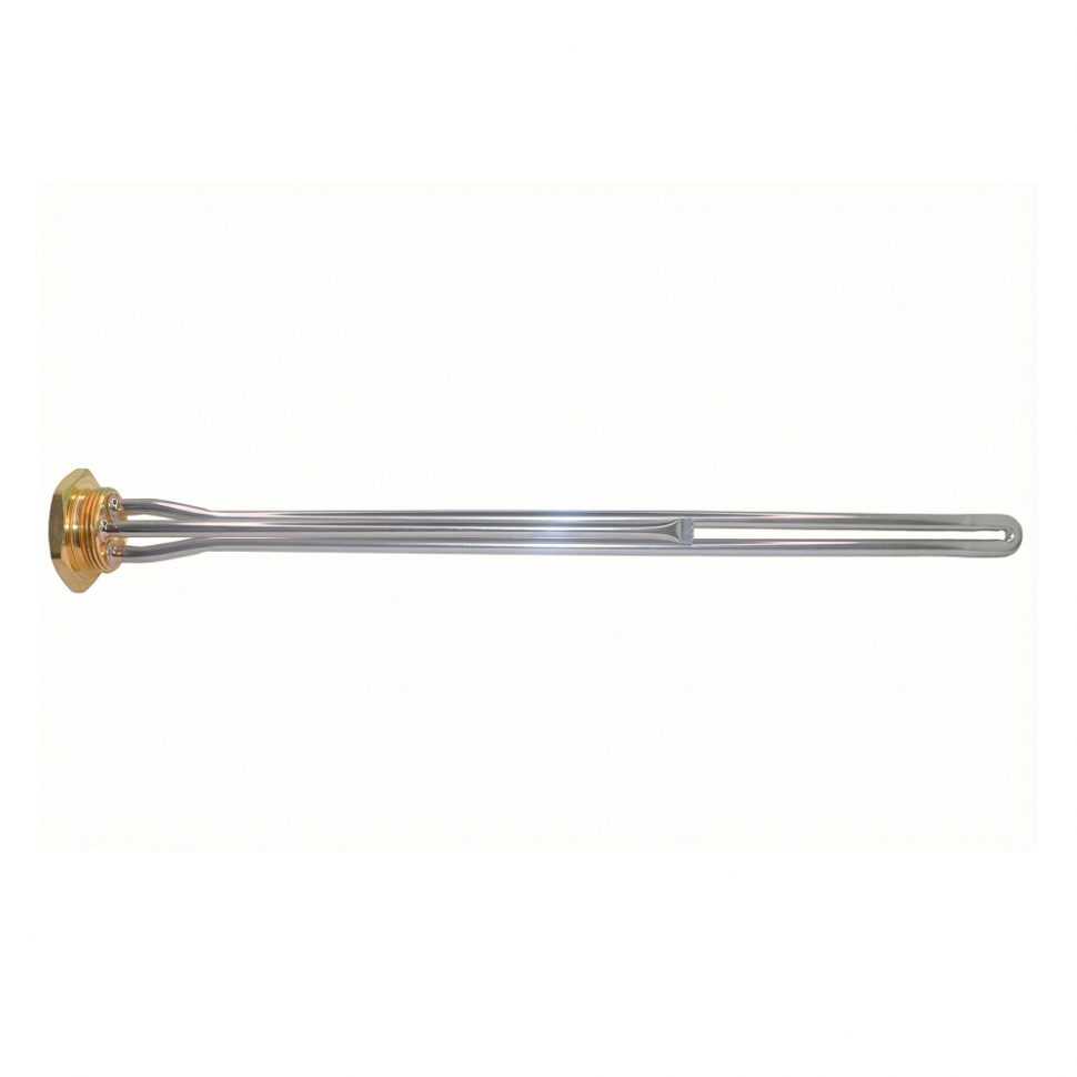 ТЭН для чугунной батареи отопления (радиатора) 2,5 кВт, нерж, D42, G1 1/4", L438мм, 220V, ИТАТЭН, 24070