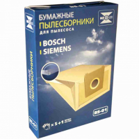 Комплект мешков BS-01 для пылесосов Bosch, Siemens, с одним микрофильтром, v1026