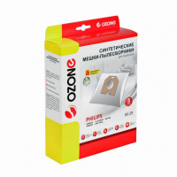 Мешки-пылесборники для пылесосов Airmate, Bomann, Clatronic синтетические, 3 шт + микрофильтр, Ozone, M-19NZ Мешки-пылесборники для пылесосов Airmate, Bomann, Clatronic синтетические, 3 шт + микрофильтр, Ozone, M-19NZ