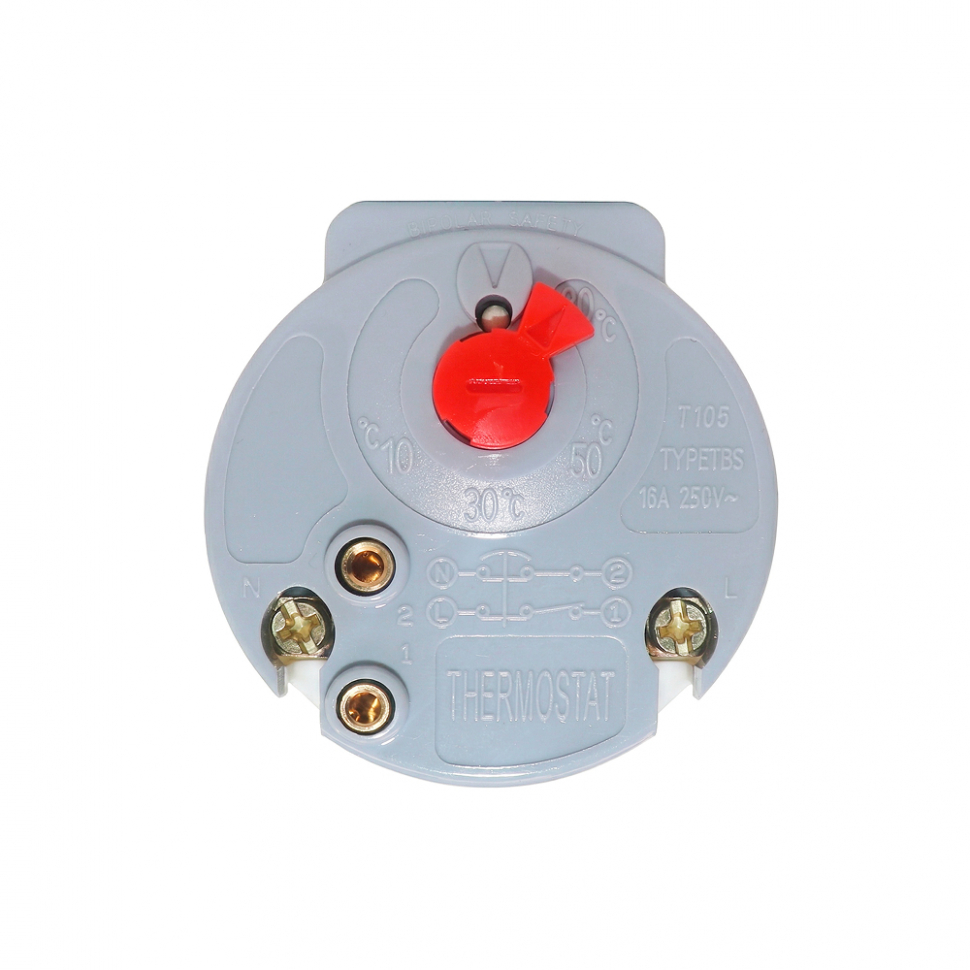 Комплект ТЭН для алюминиевого радиатора (батареи отопления) 500 Вт, левая резьба, нерж, D33, G1", L270мм, 220V + терморегулятор, Р05ТЛ