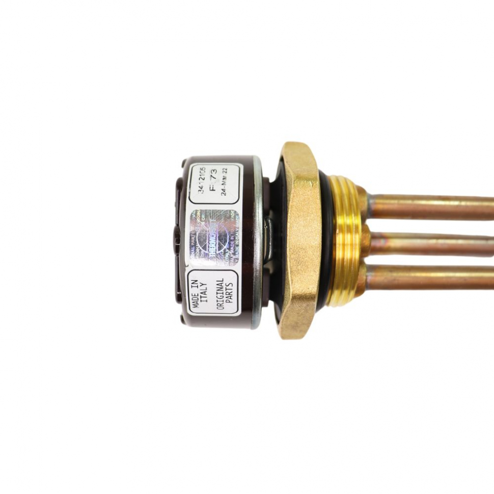 Комплект ТЭН 1,5 кВт (1500 Вт) RDT резьбовой 42 мм для нагрева воды Аристон + терморегулятор + прокладка, 50301 Комплект ТЭН 1,5 кВт (1500 Вт) RDT резьбовой 42 мм для нагрева воды Аристон + терморегулятор + прокладка, 50301