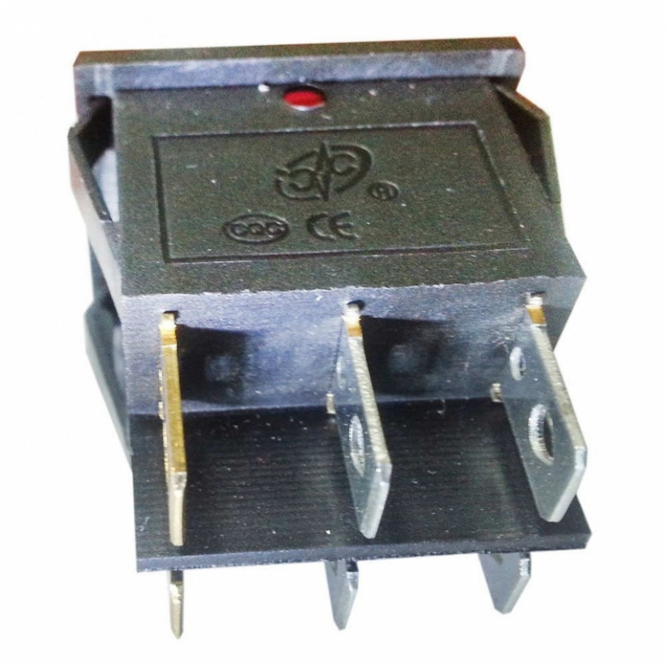 Набор 4 шт Выключатель двухклавишный 26*31мм, 16А, 250V, 2 положения, с сигнальной лампой, Thermex, KM66135 Набор 4 шт Выключатель двухклавишный 26*31мм, 16А, 250V, 2 положения, с сигнальной лампой, Thermex, KM66135