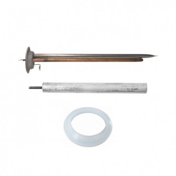 Комплект ТЭН 1 кВт (1000 Вт) RF для водонагревателя Elsotherm, Timberk + прокладка + анод, 30010K