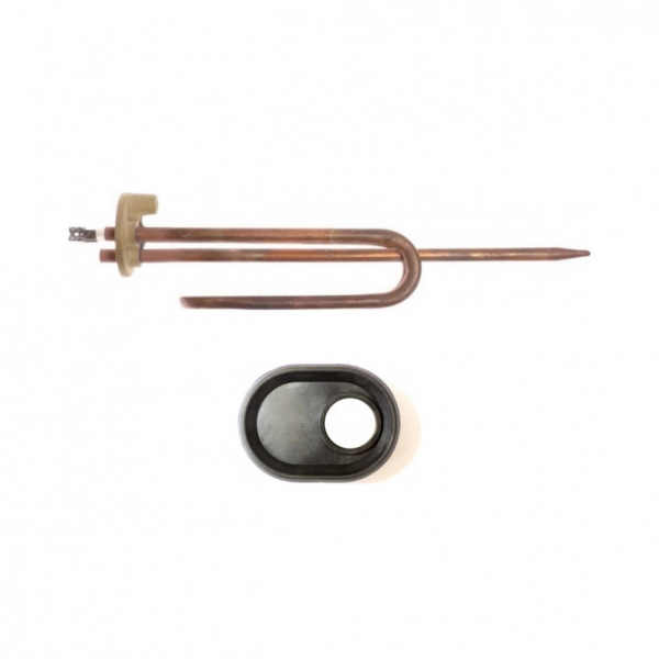 Комплект ТЭН 2кВт (2000Вт) RCA для водонагревателя Ariston, под анод М5 + прокладка, 20026K2