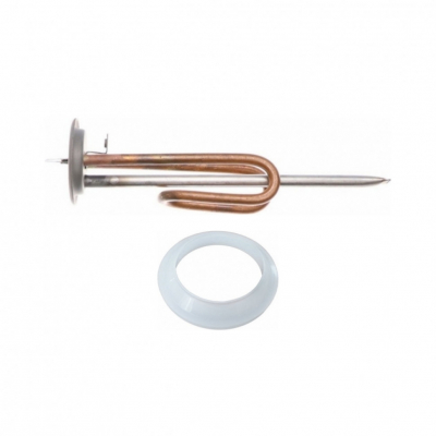 Комплект ТЭН 1 кВт (1000 Вт) RF для водонагревателя Redber, Timberk, под анод M6 + прокладка, 30011K1