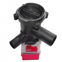 Насос откачки воды для стиральной машины Bosch Maxx, Logixx, Sensitive, Siemens, 30W, 4 защёлки, с улиткой в сборе, 82012007