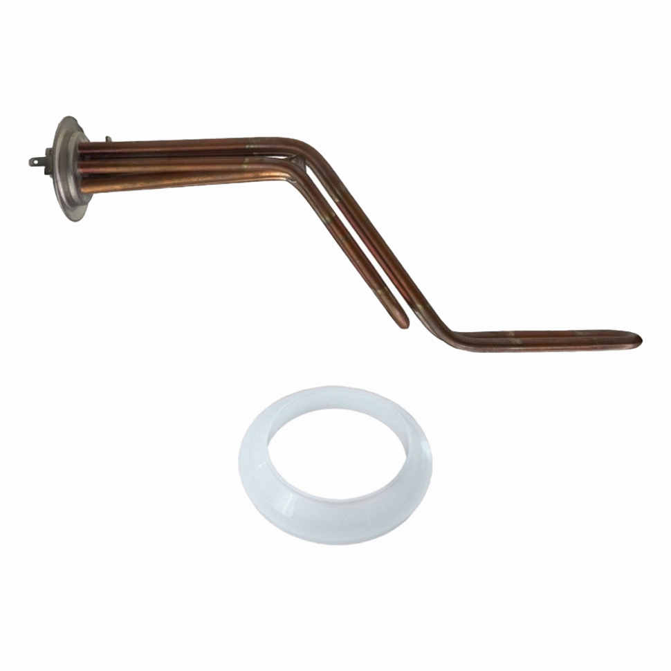 Комплект ТЭН 2кВт (2000Вт) RF для горизонтального водонагревателя Thermex RZL, ID, IF, IR, RZB, Garanterm GTR, Electrolux EWH,  под анод М4 + прокладка, 30053K1