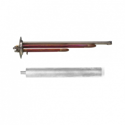 Комплект ТЭН 1 кВт (1000 Вт) RF для водонагревателя Elsotherm Flat CV, AV, Termolux + анод, 30109K