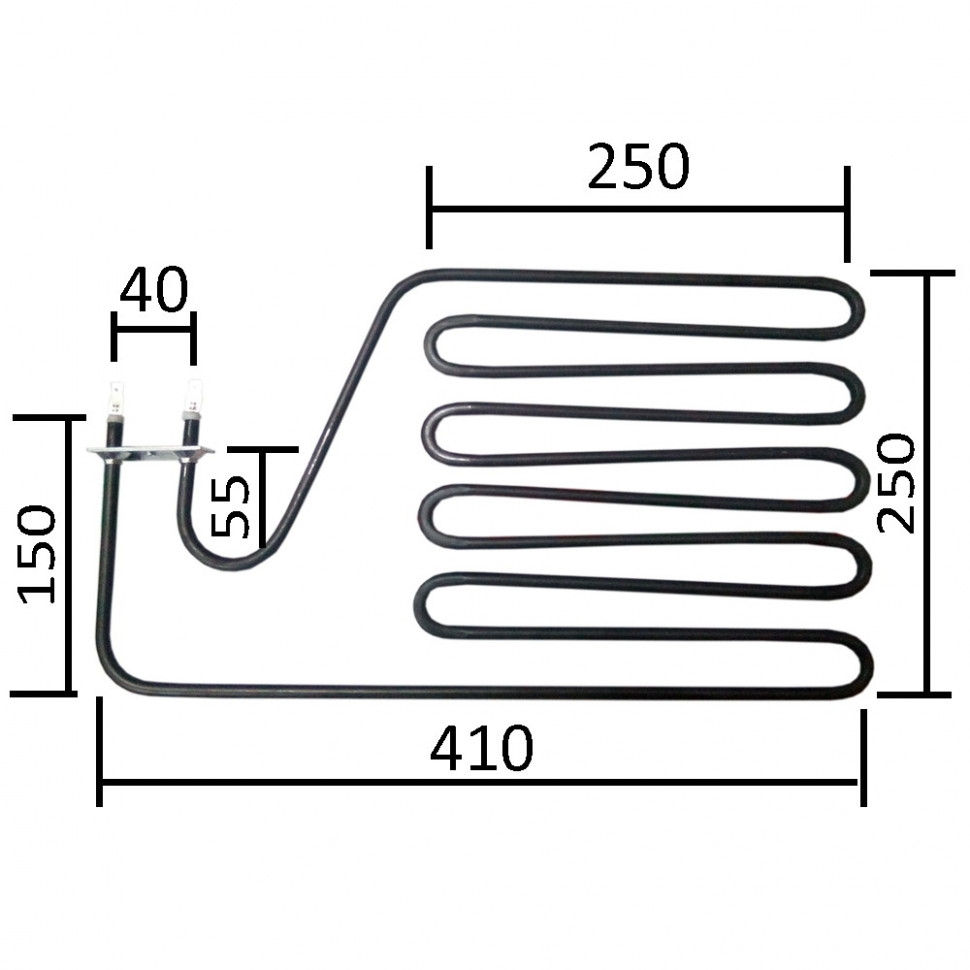 ТЭН для печей 1500W Harvia, Sawo (ZSS-110, HTS009HR), 110-ZSS