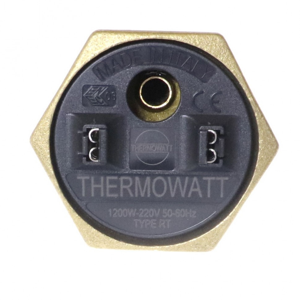 ТЭН 1,2кВт (1200Вт) RCT, резьбовой 42мм для Ariston, De Luxe, Real, Thermex, под анод М6, 182295