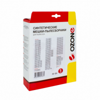 Мешки-пылесборники для пылесосов Rowenta, OBH Nordica, Moulinex синтетические, 5 шт + микрофильтр, Ozone, M-66NZ