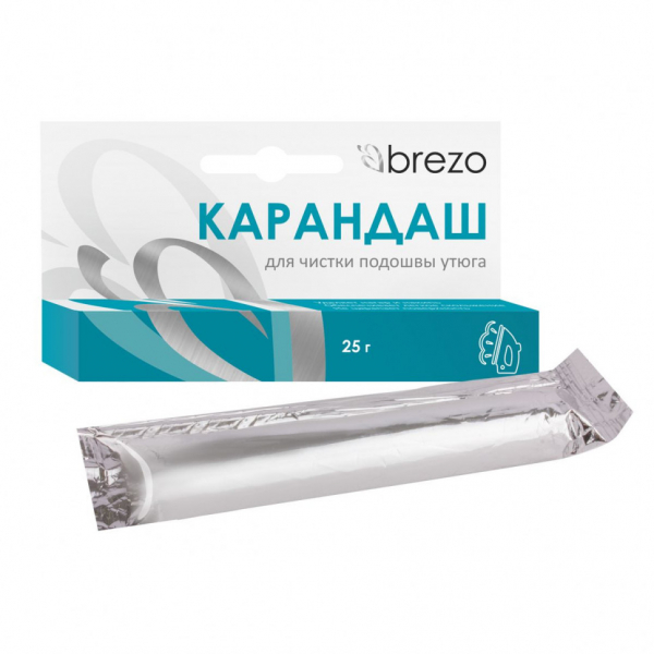 Карандаш для чистки подошвы утюга, 25г, Brezo, 97025NZ