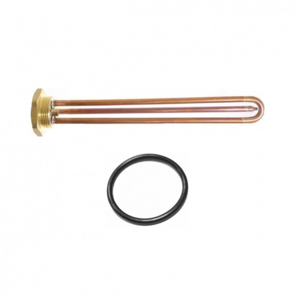 Комплект ТЭН 3кВт (3000Вт) RDT, резьбовой 42мм для Ariston, De Luxe, Real, Thermex, под анод М6 + прокладка, 30246K2
