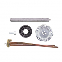 Комплект ТЭН 1,5кВт (1500Вт) RCF для водонагревателя Ariston VLS, Superlux, Simat + фланец + анод + прокладка, 280069F Комплект ТЭН 1,5кВт (1500Вт) RCF для водонагревателя Ariston VLS, Superlux, Simat + фланец + анод + прокладка, 280069F