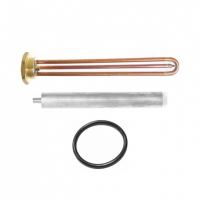 Комплект ТЭН 2,5 кВт (2500 Вт) RDT, резьбовой 42 мм для Ariston, De Luxe, Real, Thermex, под анод М6 + прокладка + анод, 30248K1 Комплект ТЭН 2,5 кВт (2500 Вт) RDT, резьбовой 42 мм для Ariston, De Luxe, Real, Thermex, под анод М6 + прокладка + анод, 30248K1