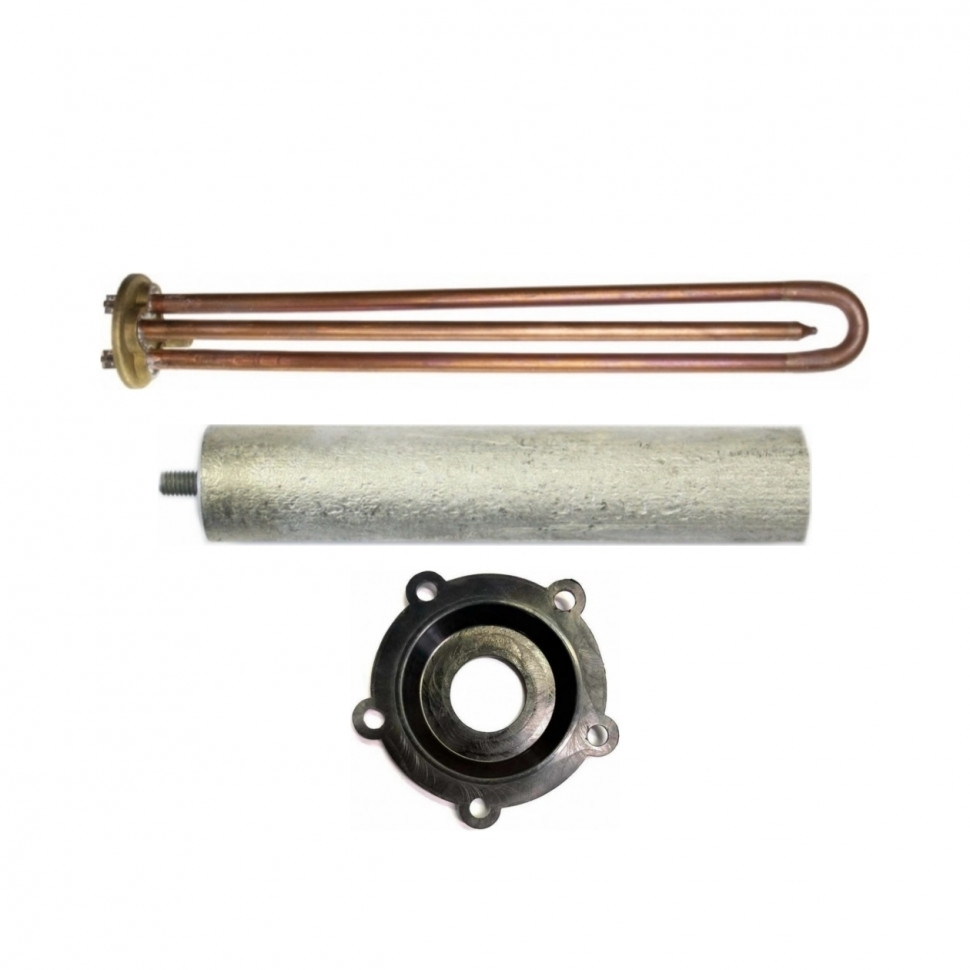 Комплект ТЭН 1,5кВт (1500Вт) RCF для водонагревателя Thermex + прокладка + анод , 202151K