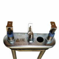 ТЭН 2000W для стиральной машины AEG, Bosch с отверстием под датчик L240мм, B265961