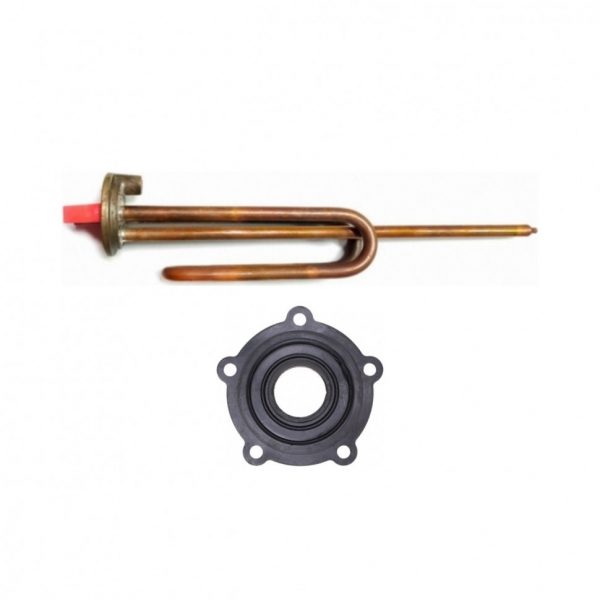 Комплект ТЭН 1,2 кВт (1200 Вт) RCF для водонагревателя Ariston, под анод М6 + прокладка, R184279K3