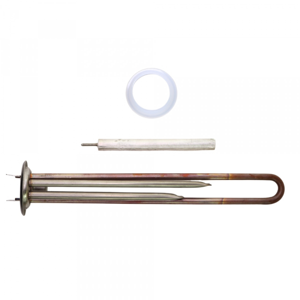 Комплект ТЭН 1,3кВт (1300Вт) RF для водонагревателя Garanterm, Thermex + анод M4 + прокладка, 20097K