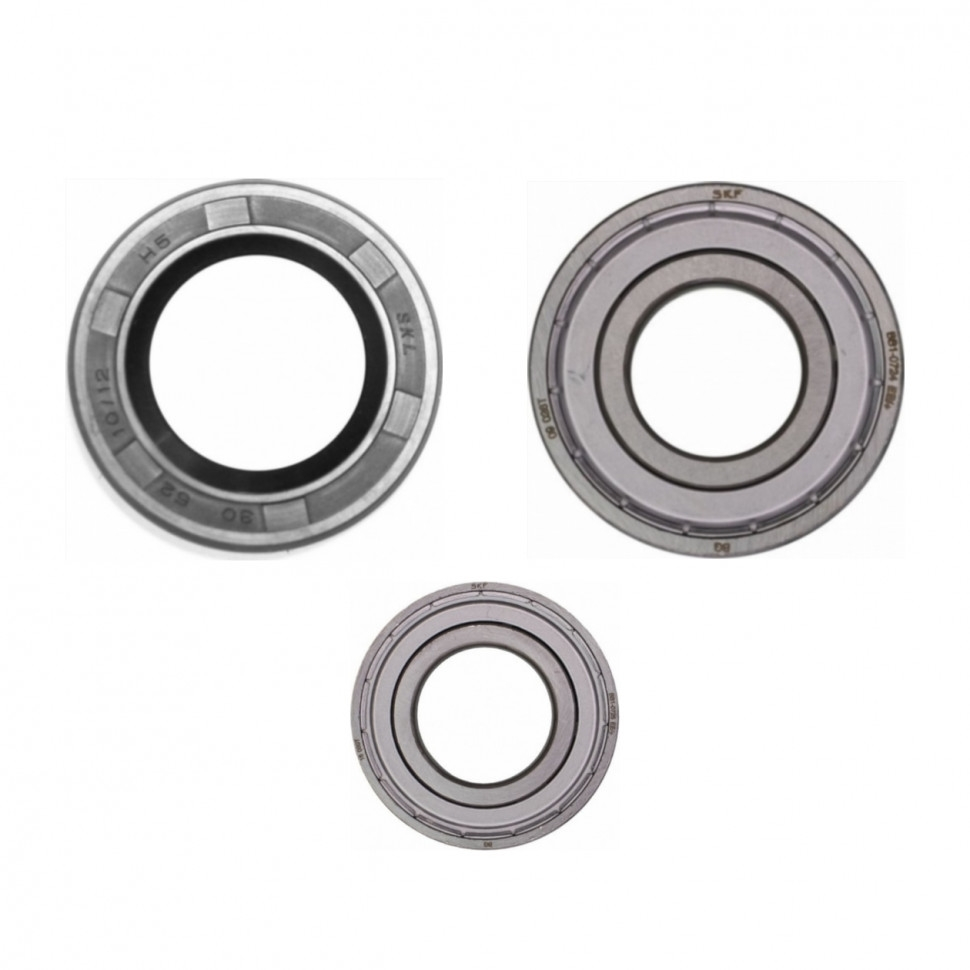 Подшипники Bosch Maxx 5, Bosch Classixx 5, Siemens, комплект 2 шт. + сальник 30x52x10/12 мм, 11110037 Подшипники Bosch Maxx 5, Bosch Classixx 5, Siemens, комплект 2 шт. + сальник 30x52x10/12 мм, 11110037