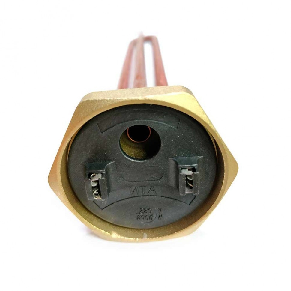 ТЭН 3 кВт (3000 Вт) RDT, резьбовой 42 мм для Ariston, De Luxe, Real, Thermex, под анод М6, 282246 ТЭН 3 кВт (3000 Вт) RDT, резьбовой 42 мм для Ariston, De Luxe, Real, Thermex, под анод М6, 282246