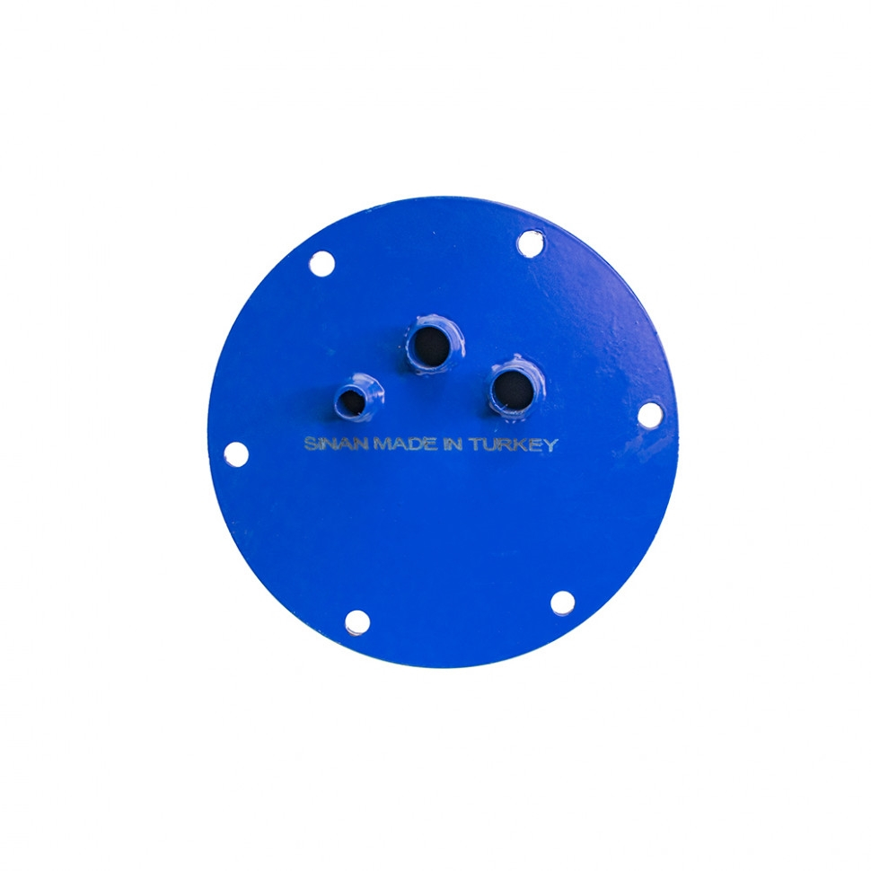 Фланец для сухих ТЭНов водонагревателя AEG, Electrolux, Fagor, Gorenje, 6 отверстий под анод М8, D165мм, 482980 Фланец для сухих ТЭНов водонагревателя AEG, Electrolux, Fagor, Gorenje, 6 отверстий под анод М8, D165мм, 482980