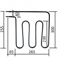 ТЭН для печей 1500W Harvia, Sawo (ZSB-224, HTS008HR), 224-ZSB