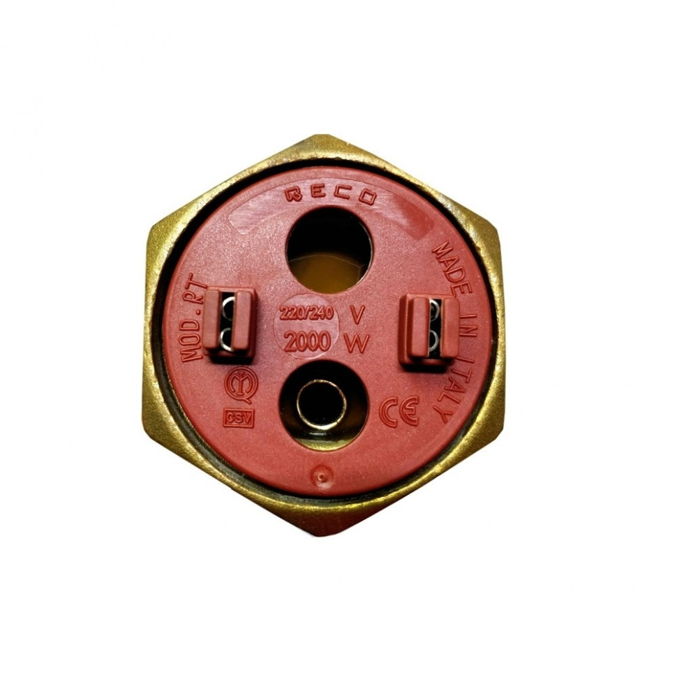 ТЭН 2кВт (2000Вт) RDT, резьбовой 42мм для Ariston, De Luxe, Real, Thermex, под анод М6, R182244 ТЭН 2кВт (2000Вт) RDT, резьбовой 42мм для Ariston, De Luxe, Real, Thermex, под анод М6, R182244